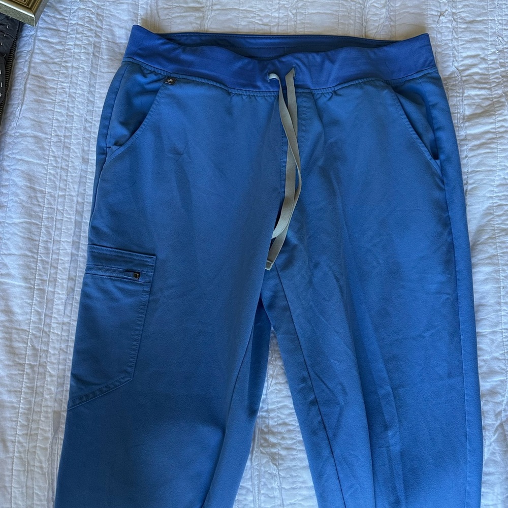 Figs Zamora Joggers in Ceil Blue
